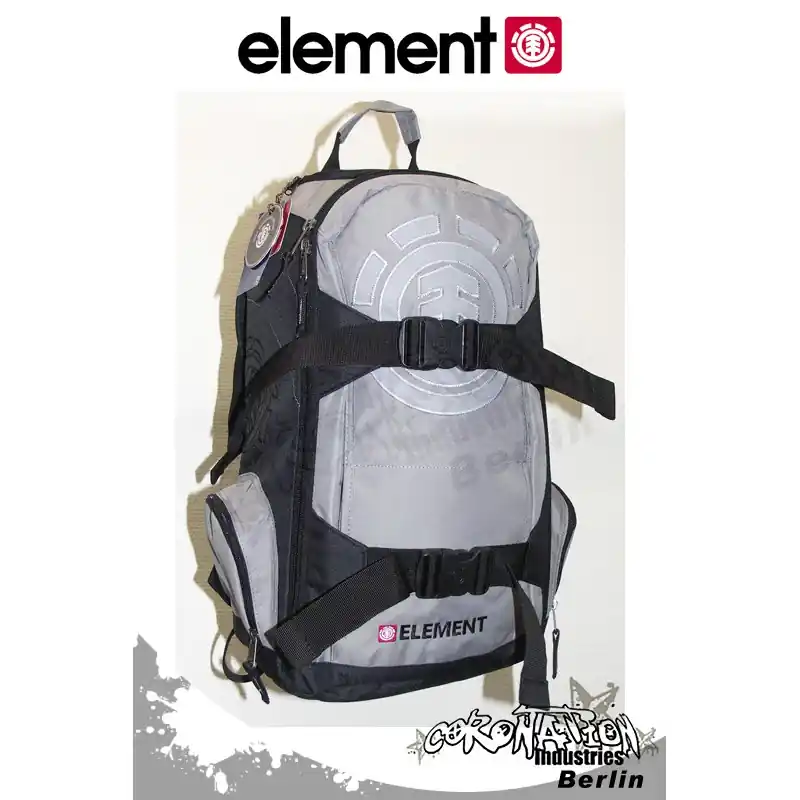 Element Rucksack Backpack Mohave - Elephant Grey Geprüft