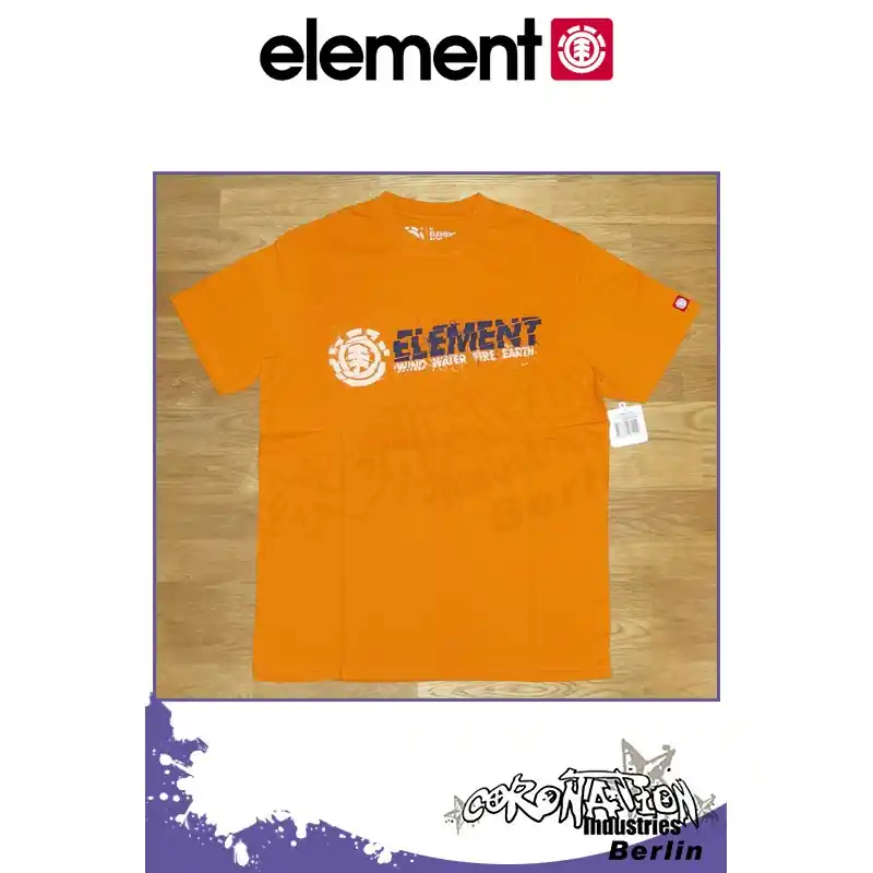 Billig Element T-Shirt Horizontal Slash S/S Regular - Tropic