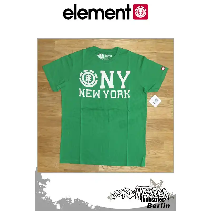 Element T-Shirt NY S/S Fitted - Aloe Green Bestpreis