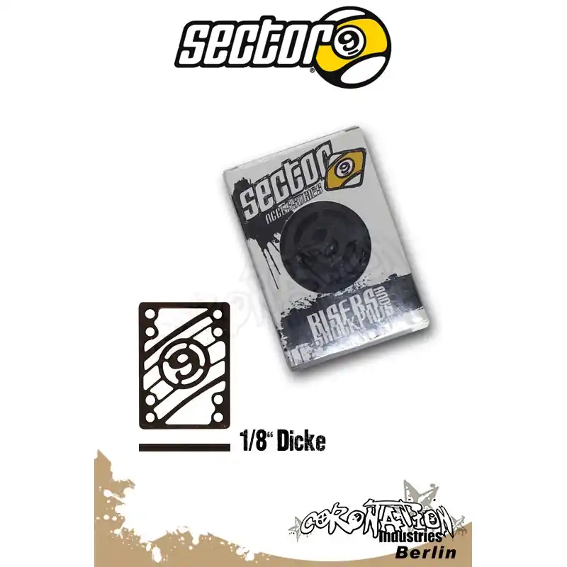 Sector 9 Riser Pads 1/8" Kracherpreis