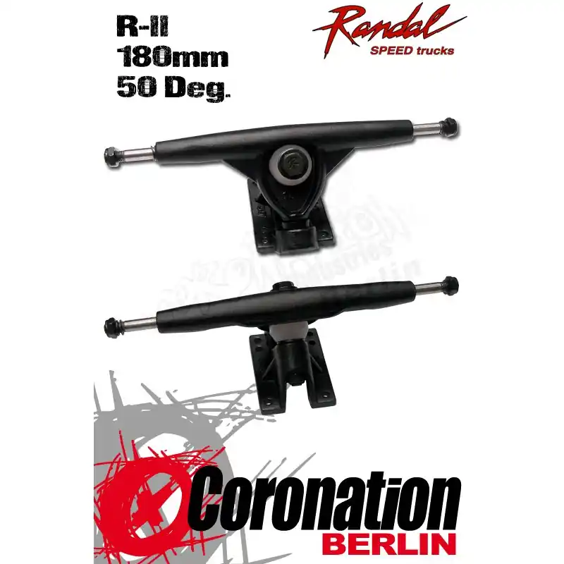 Solange Der Vorrat Reicht Randal R-2 180mm 50° Achse - Schwarz