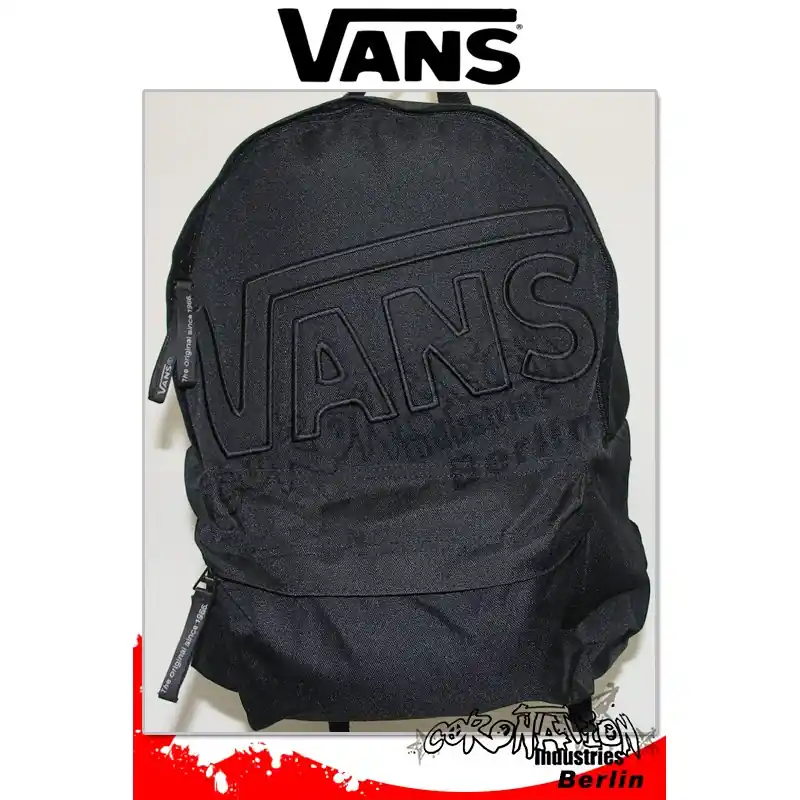 Online Kaufen Vans Mohican Black Schul-Freizeit-Skateboard Rucksack