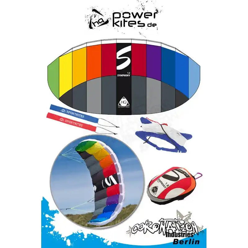 HQ Symphony 1.2 R2F Lenkmatte Sportkites Powerkite Jetzt Kaufen