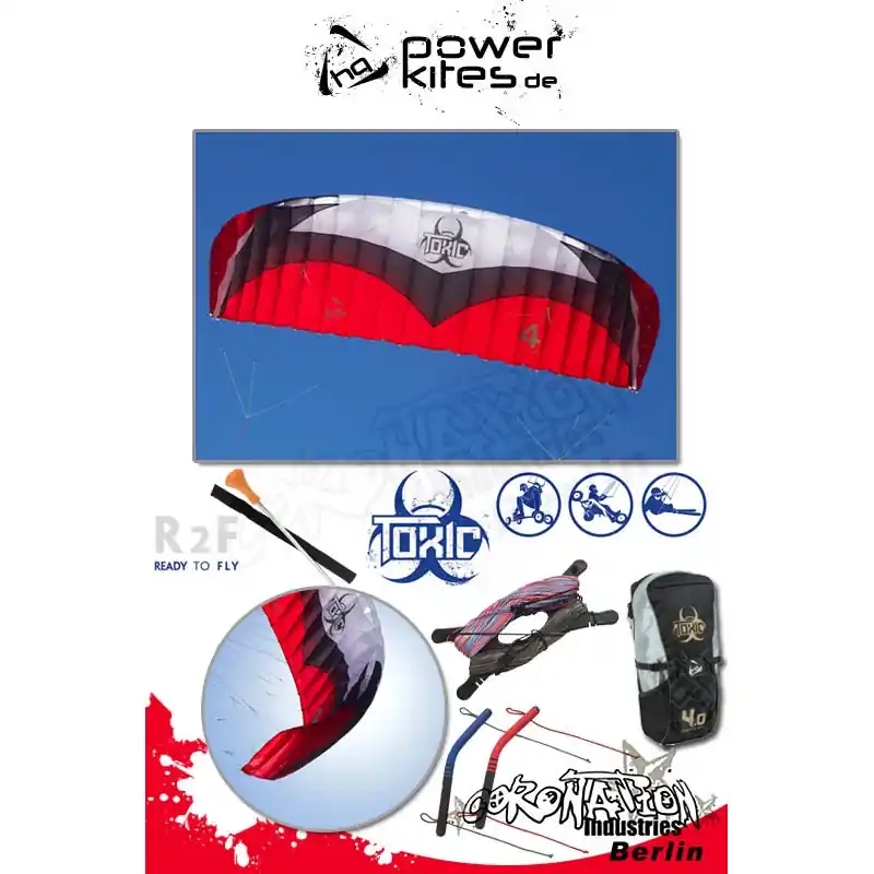 Hq Toxic 4.0 R2F Powerkites Heißes Angebot