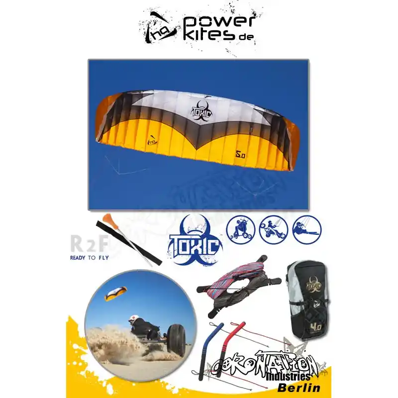 Hq Toxic 5.0 R2F Powerkites Preisreduziert