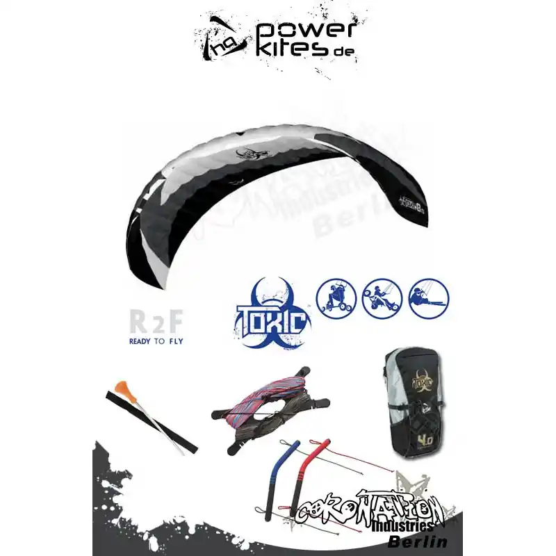 Hq Toxic 8.0 R2F Powerkites Direktkauf