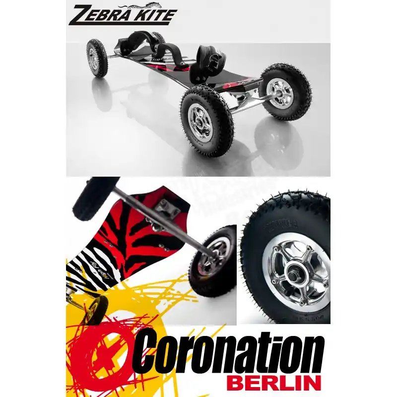 Zebra High Fly Mountainboard ATB Board All Terrain Landboard Solange Der Vorrat Reicht