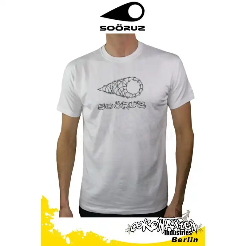 Soöruz T-Shirt Wires White SS Sonderangebot