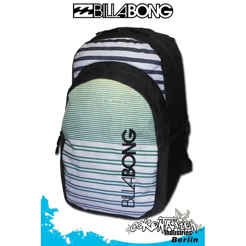 Billabong Rucksack Backpack Boulder Lines White Preisknaller