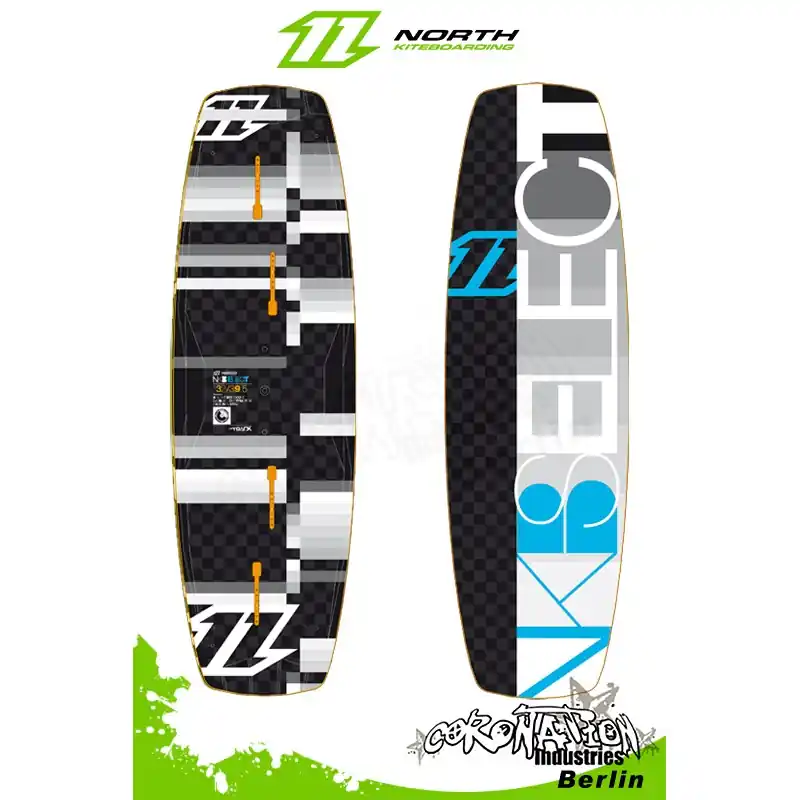 Neue Kollektion North Select 2012 Kiteboard 132 x 39,5cm