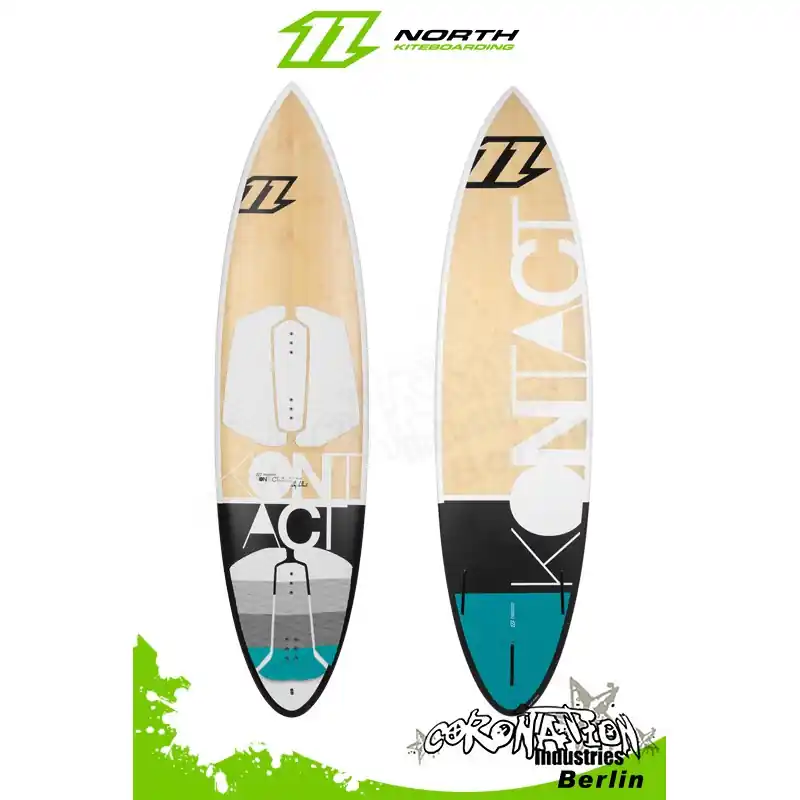 Neuheit North Kontact 2012 Wave-Kiteboard