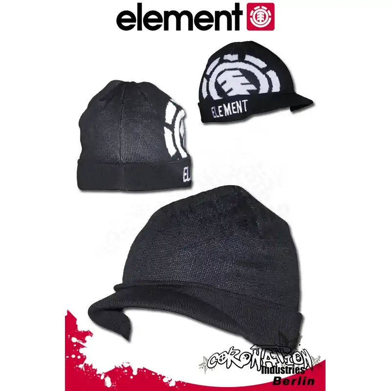 Element Operator Beanie Mütze Black Angebot