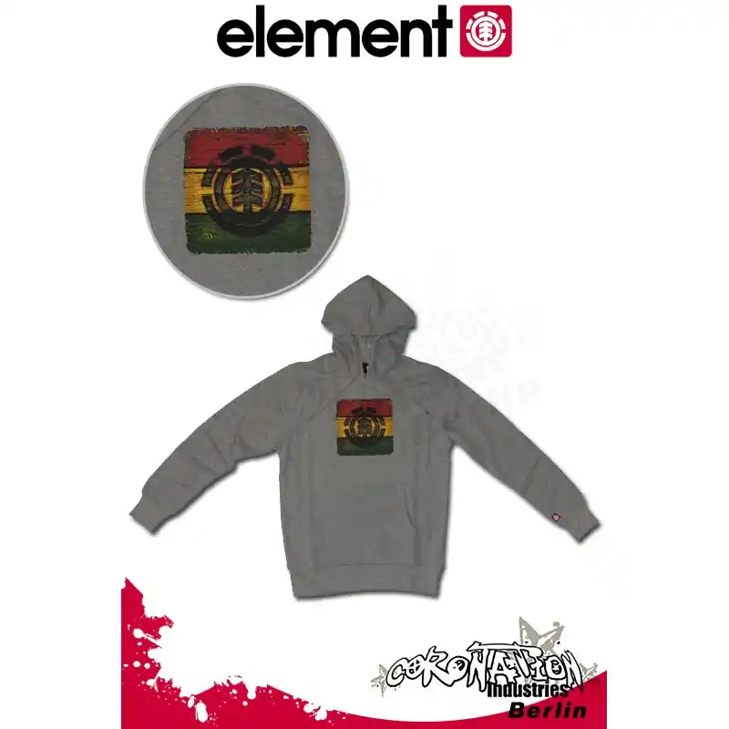 Element Branded Ho Hoodie Grey Heather Solange Der Vorrat Reicht