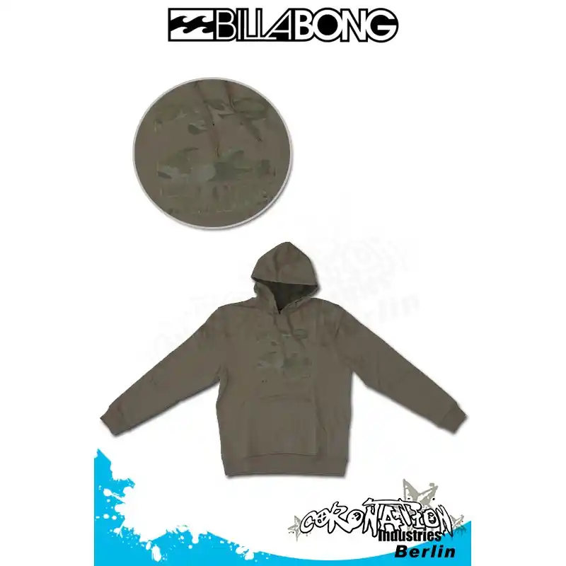 Beliebt Billabong Icon ZH Hoodie Cement