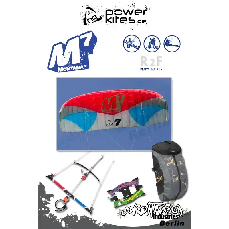 HQ Powerkites Montana VII Snowkite R2F 7.0 Günstig