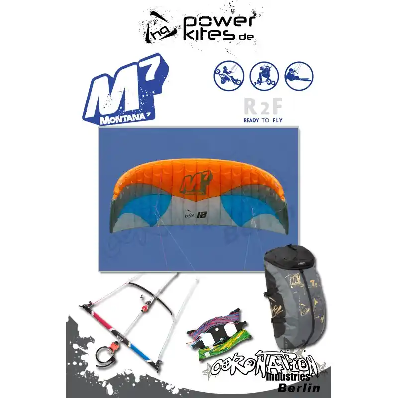 HQ Powerkites Montana VII Snowkite R2F 12.0 Must-Have