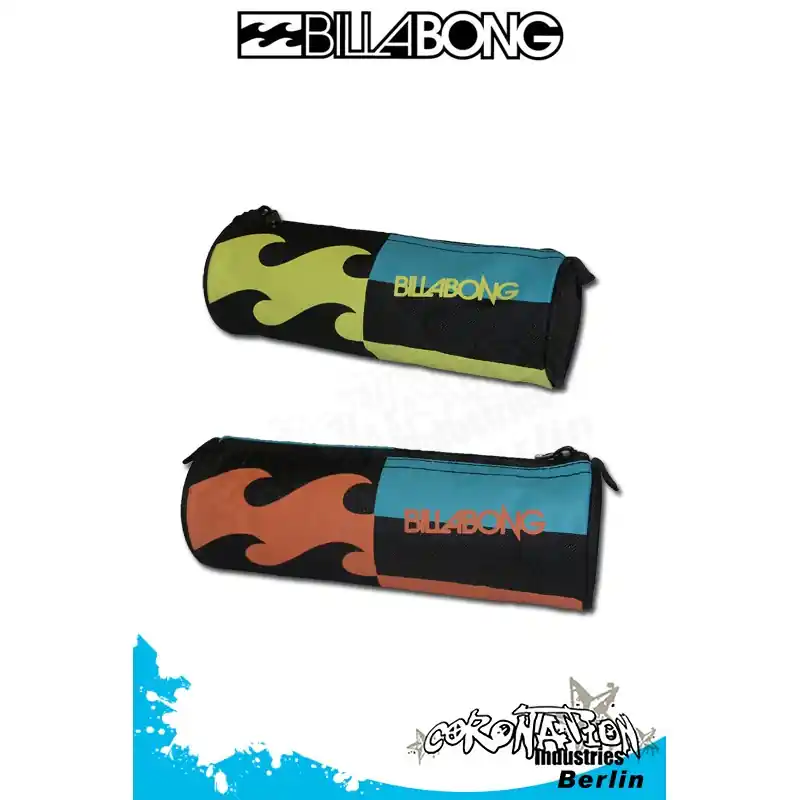 Highlight Billabong Pencil Case Federmappe Stifte Etui Federtasche Neo Orange