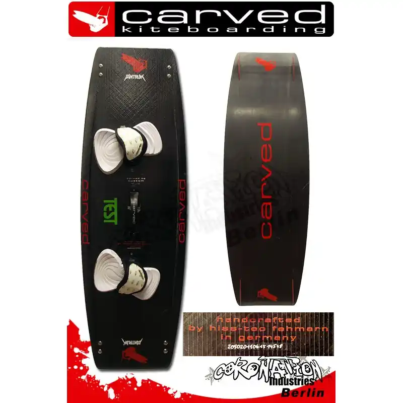 Angebot Test Kiteboard Carved Tantrum IV Full Carbon 145x48