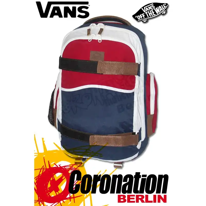 Mega-Angebot Vans Transient Schul-Skateboard-Rucksack Dress Blues Color Block