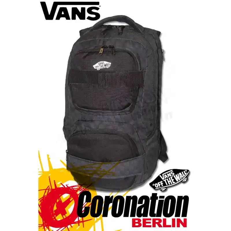 Vans Shroud Skatepack Laptop & Sport Rucksack Black Checks Meistverkauft