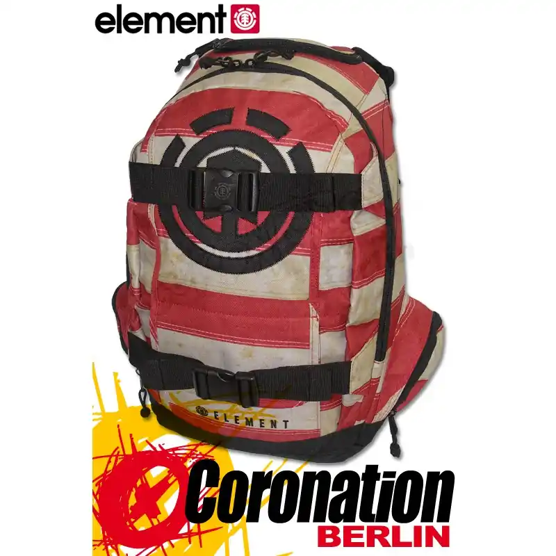 Kracherpreis Element Rucksack Backpack Old Glory Mohave - Tango Red