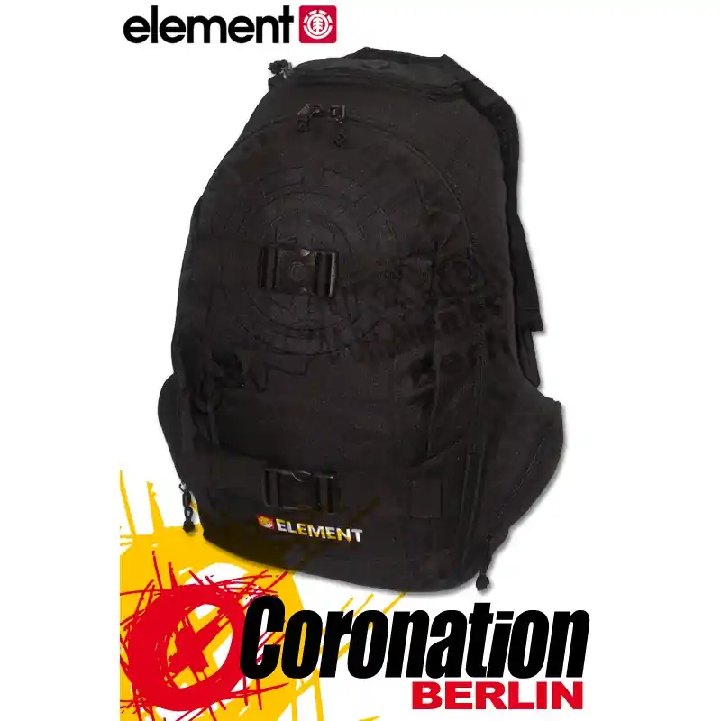 Preiswert Element Rucksack Backpack Mohave - Schwarz