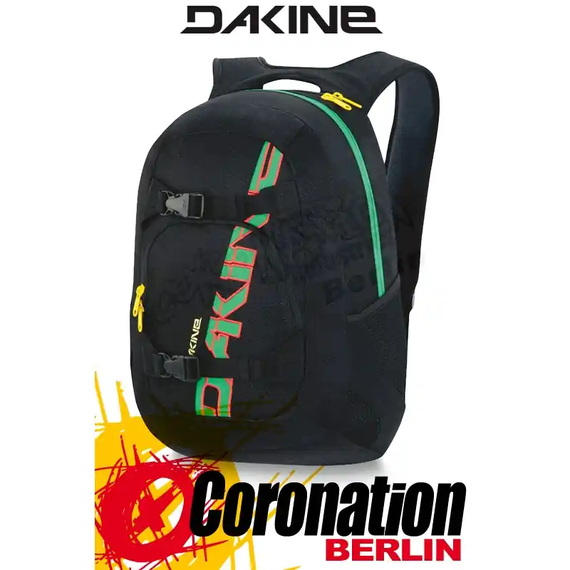 Dakine Explorer Rasta Skate Rucksack Notebook-Schulrucksack für Street & Freizeit Preiswert