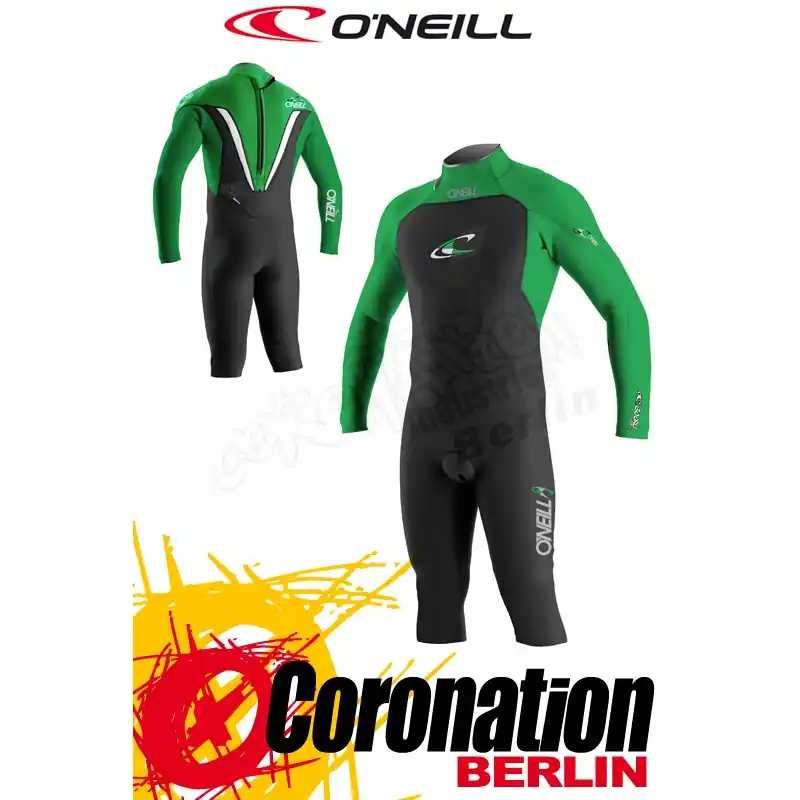 O'Neill Gooru GBS 3/4 Length 4/3 LS Neoprenanzug Green Top-Seller