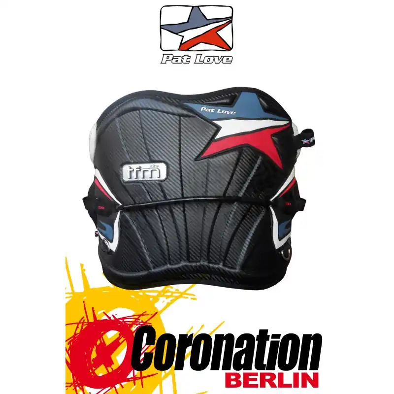 Begrenztes Angebot Pat Love TFM contour Trapez Kite Waist Harness Black-Carbon