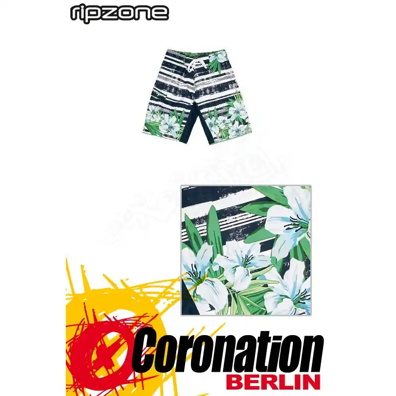 Ripzone Boardshorts Watercolour Floral Indigo Sale