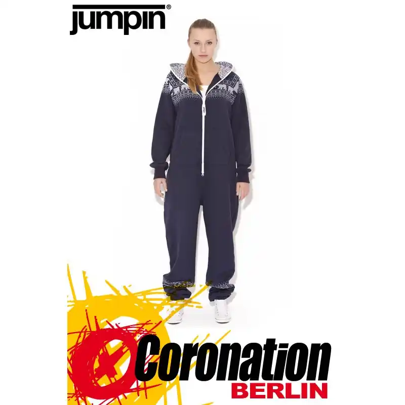 Zertifiziert Jumpin Original Overall sweat Jogginganzug Norwegian Bear Navy