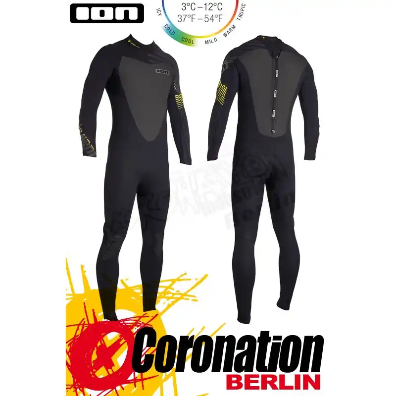 Angebot ION Element Semidry 5,5 DL Neoprenanzug Black/Yellow