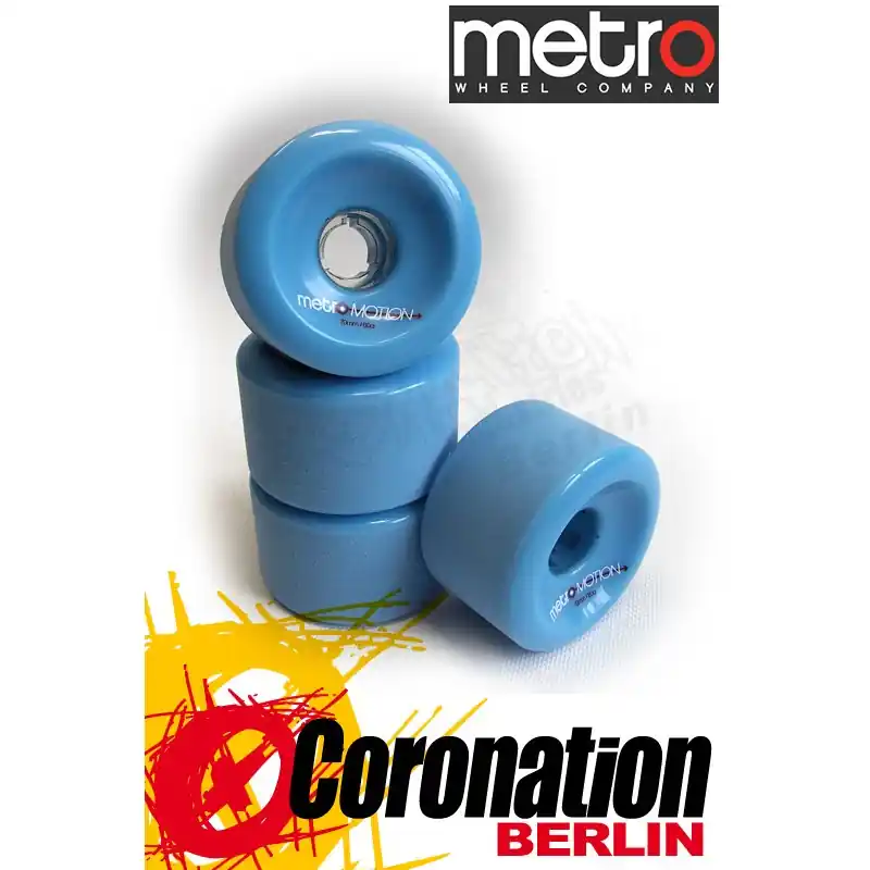 Metro Wheel Motion Rollen 70mm 80a - Blau Schnäppchen