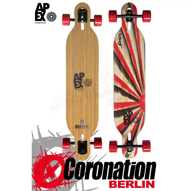 Apex Longboard Komplett Diablo Bamboo Flex2 Aktuell