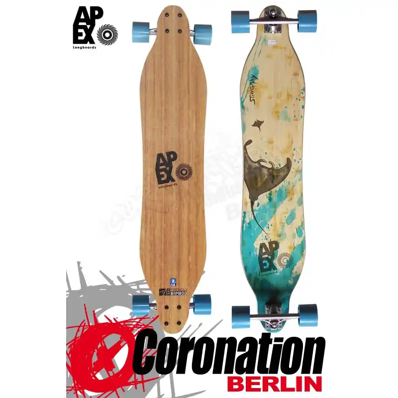 Apex Longboard Komplett Stingray Bamboo Flex2 Angebot