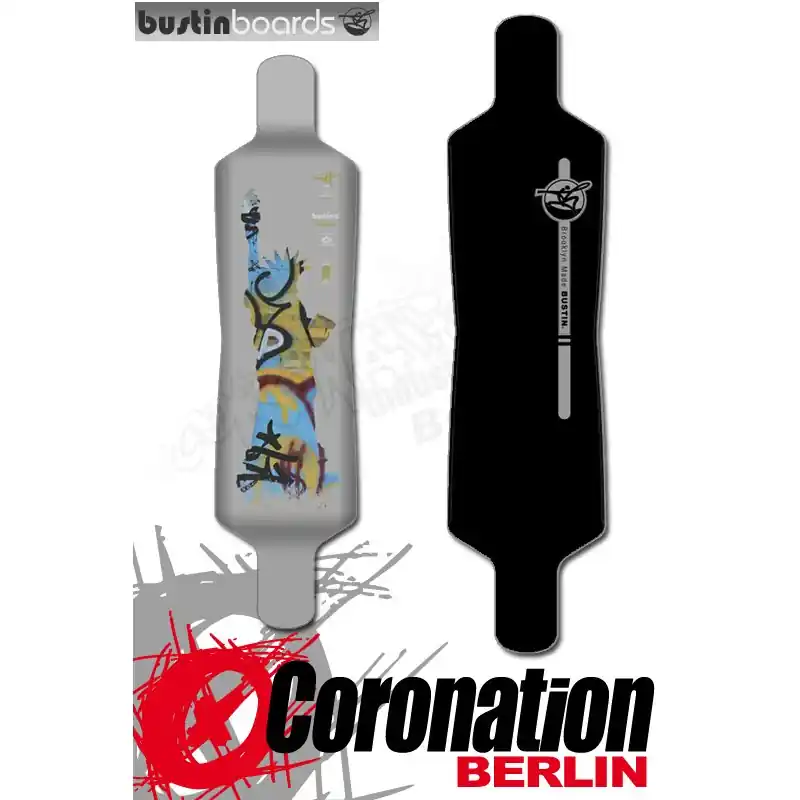Geprüft Bustin Longboard Deck Ibach 40" 102cm 10ply