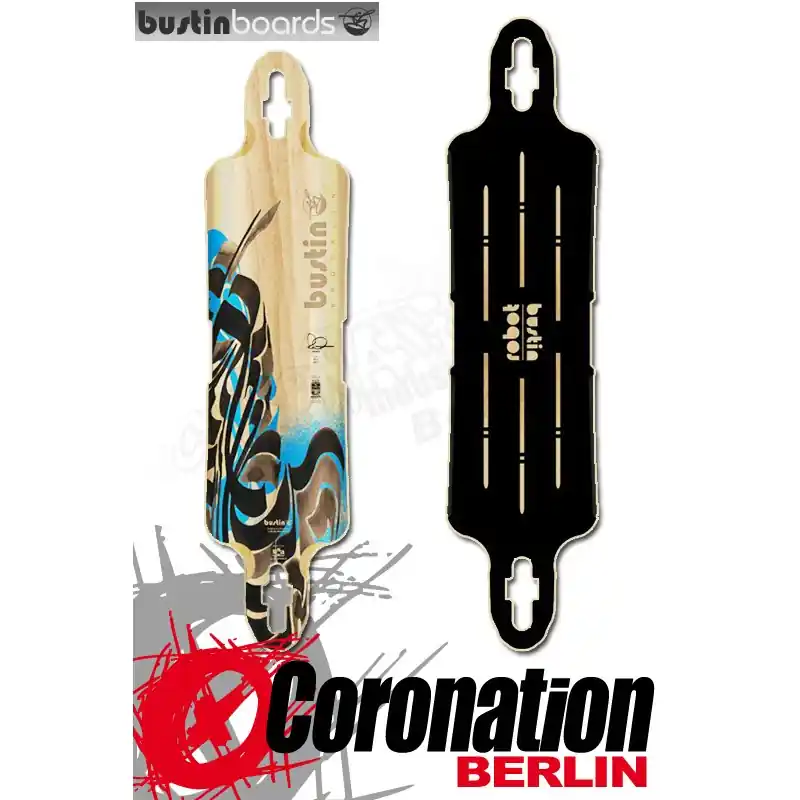 Bustin Longboard Deck Robot 41" 104cm 9ply Highlight