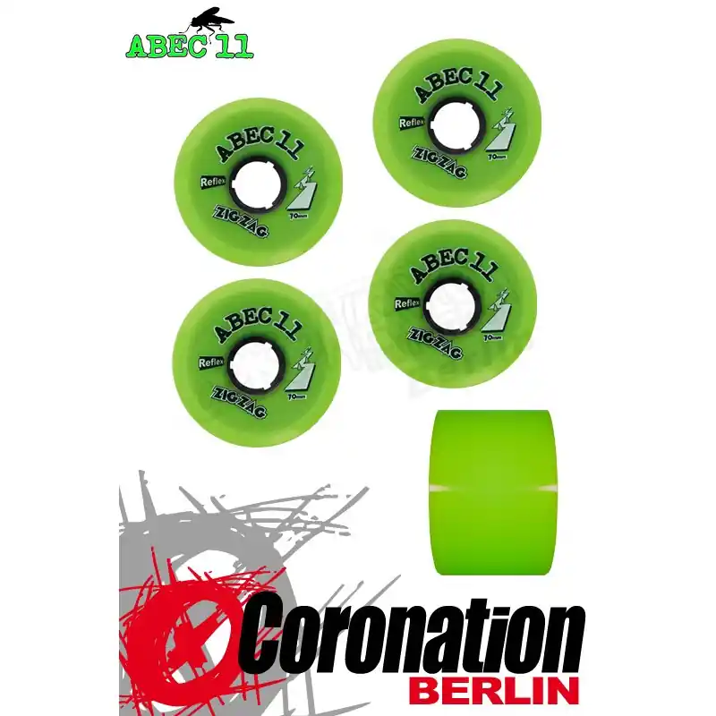 Finale Aktion ABEC11 Rollen ZigZag Reflex Wheels 70mm 80a