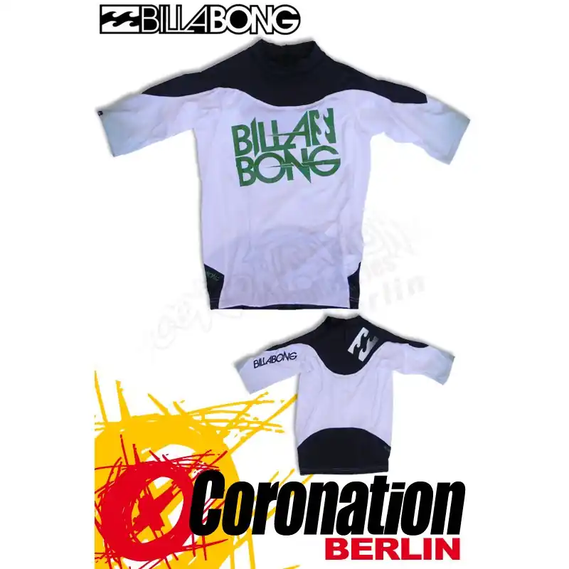 Neu Im Sortiment Billabong Rashguard Revolution SS - White
