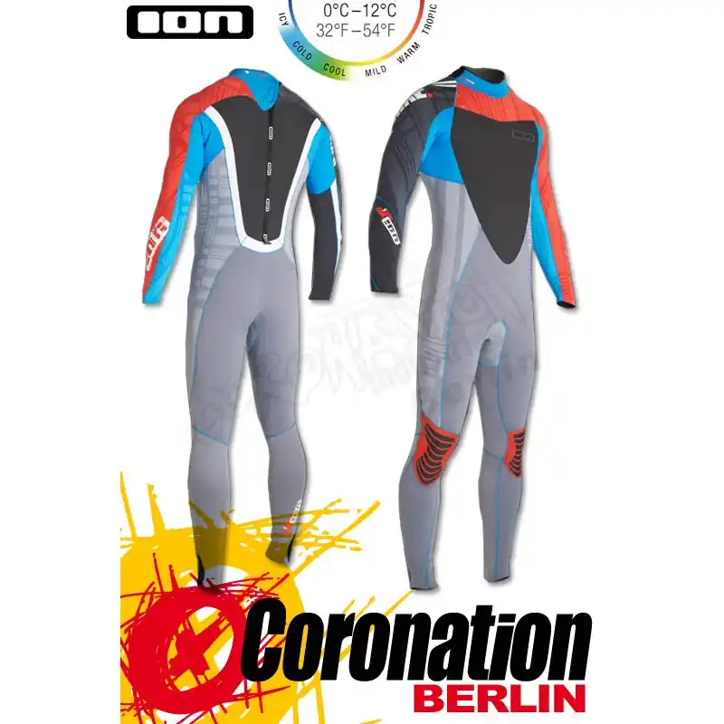 Top-Angebot ION Strike Semidry 5,5 DL Neoprenanzug Grey/Orange