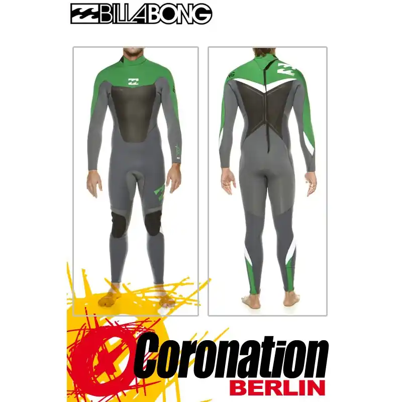 Billabong Foil 302 BZ LS Steam Neoprenanzug Ash/Applegreen Neue Kollektion