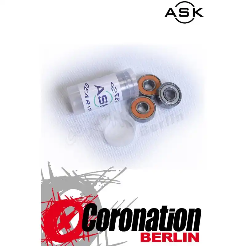 Preisknaller ASK Kugellager Speed Bearings ABEC3 Neoprene