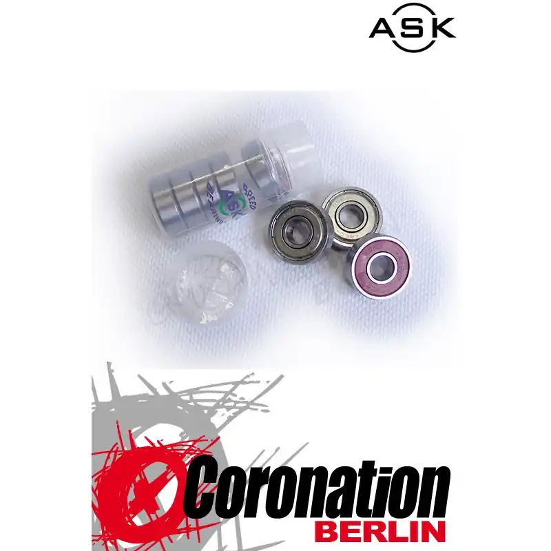 ASK Kugellager Speed Bearings ABEC7 Neoprene Sonderaktion
