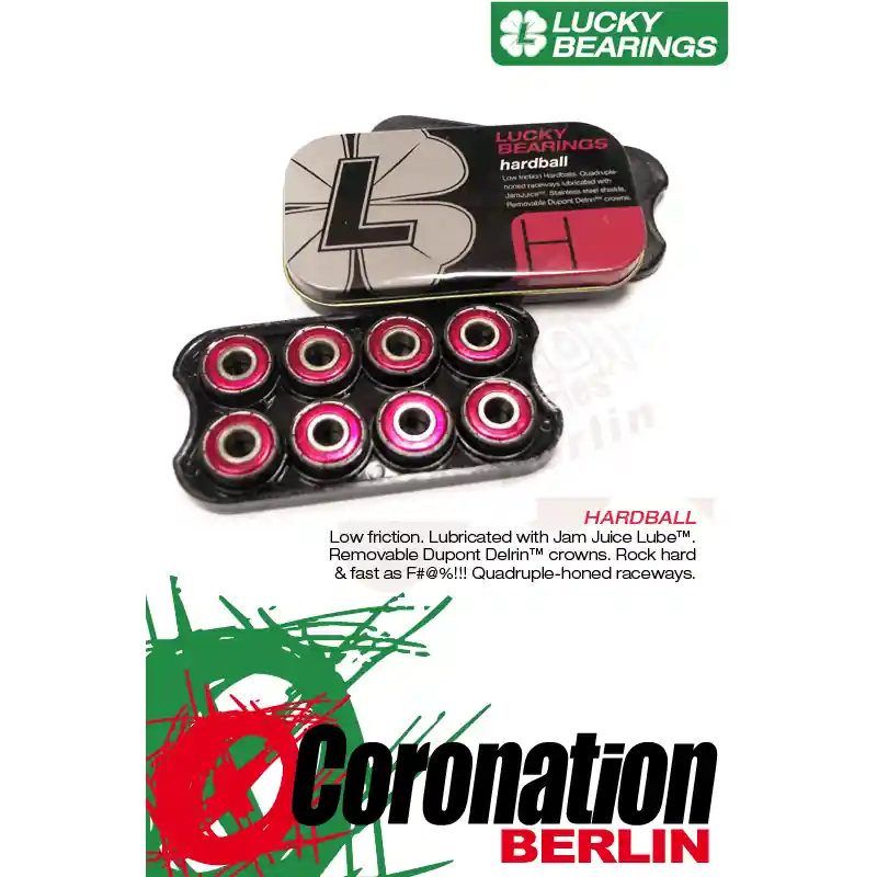 Neue Kollektion Lucky Bearings Hardball Kugellager Set