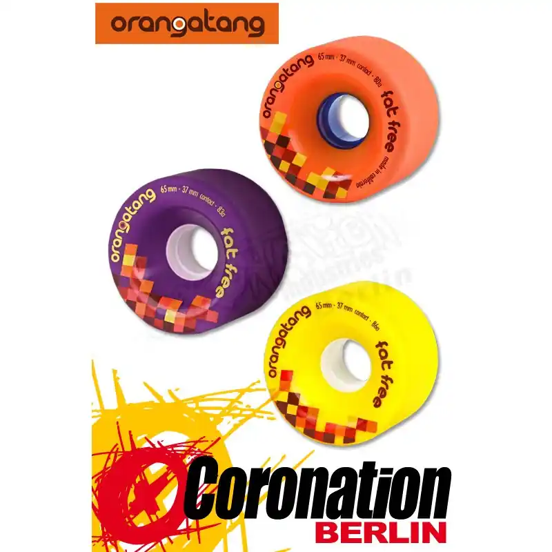 Sichere Zahlung Orangatang Fat Free Wheels 65mm Rollen