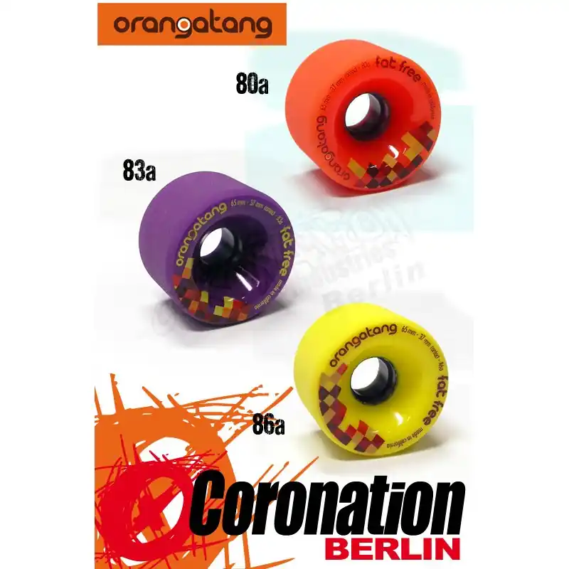 Highlight Orangatang FAT FREE Wheels 65mm Rollen