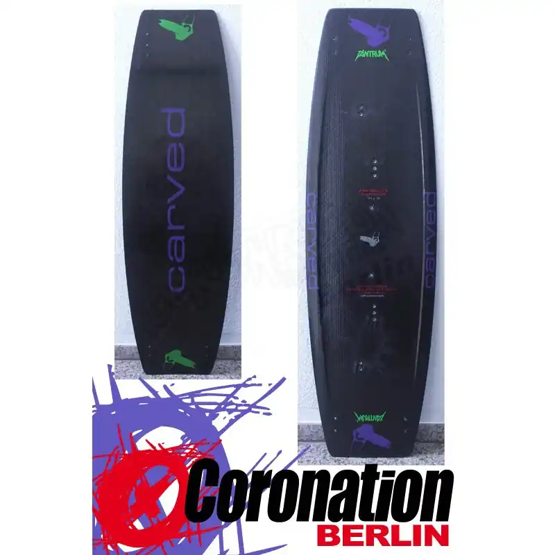 Finale Aktion Test Kiteboard Carved Tantrum IV SE Full Carbon 133x39