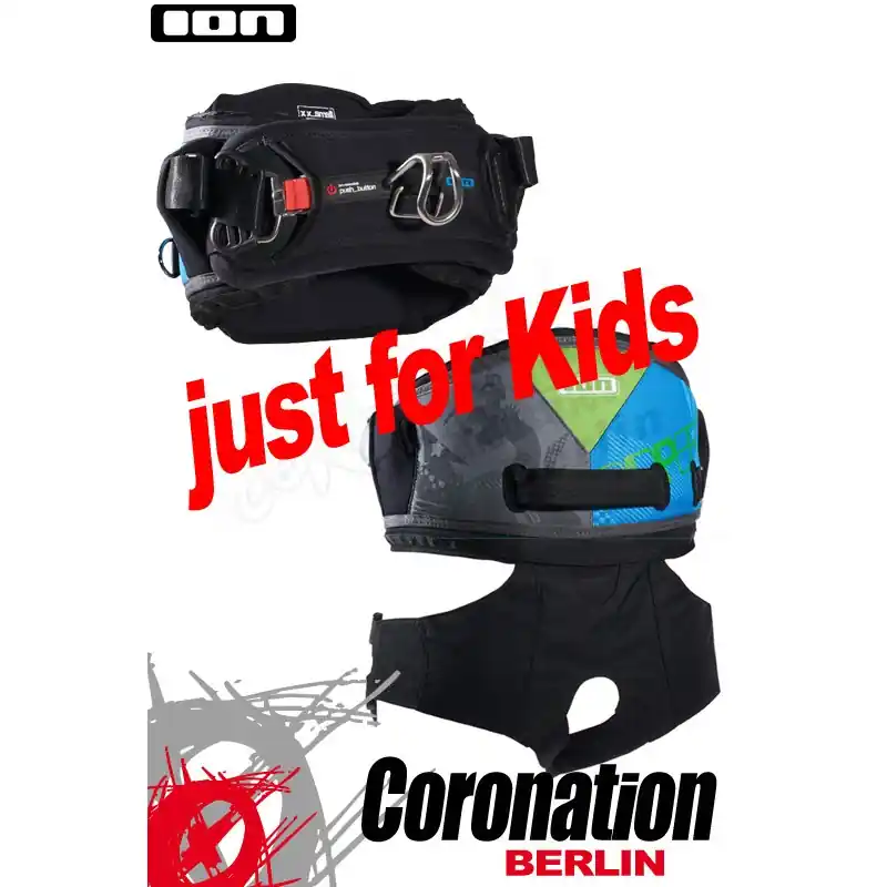 Direkt Vom Hersteller ION Ripper Switch 2013 Kite Waist Trapez Black for Kids