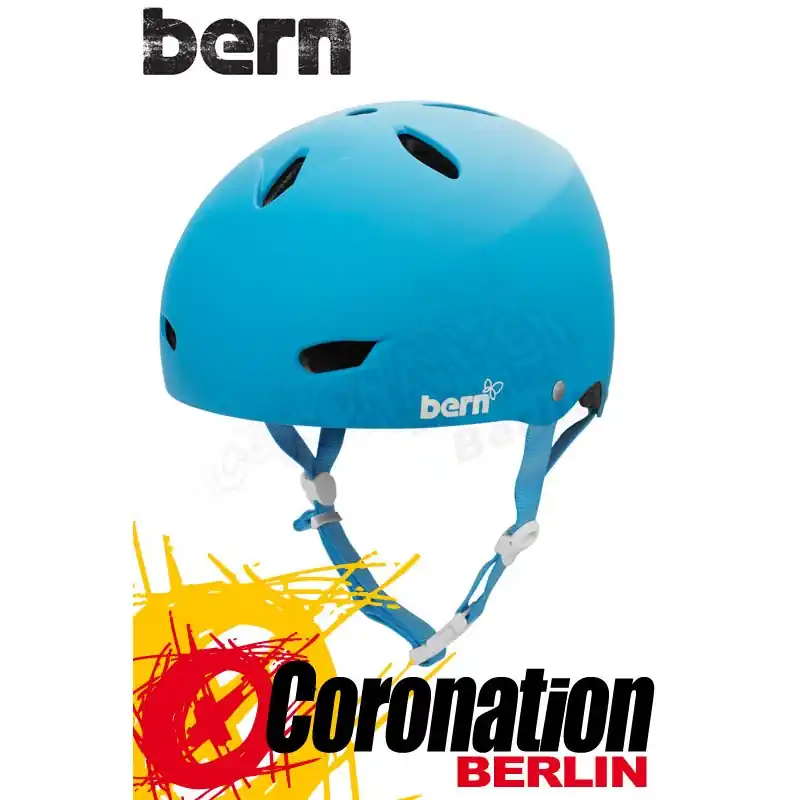Bern Frauen Kite-Helm Brighton H2O - Cyan Ausverkauf