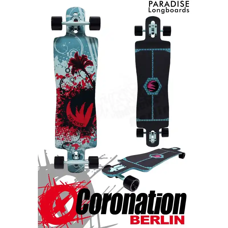 Top-Seller Paradise Longboard Graffiti Komplettboard